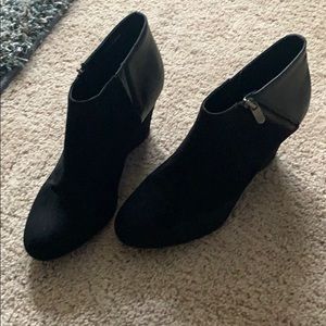 Chinese Laundry suede and leather booties